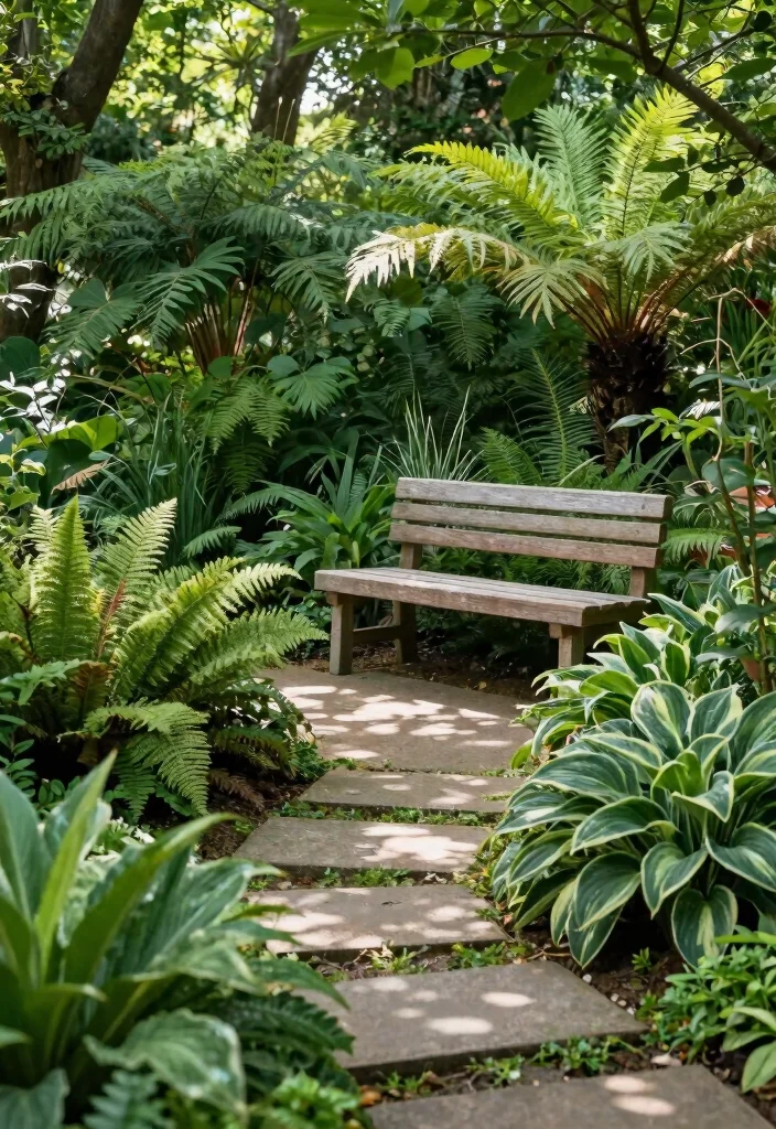 16 Backyard Landscaping Ideas for Beautiful, Practical, and Family-Friendly Yards 11 16 Backyard Landscaping Ideas for Beautiful, Practical, and Family-Friendly Yards - 11. Shade Gardens for Comfort 1