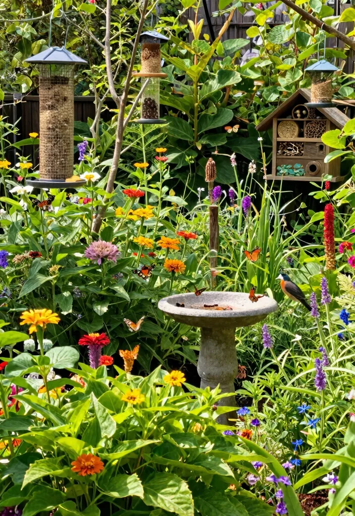 16 Backyard Landscaping Ideas for Beautiful, Practical, and Family-Friendly Yards 13 16 Backyard Landscaping Ideas for Beautiful, Practical, and Family-Friendly Yards - 13. Wildlife Gardens: Embrace Nature 1