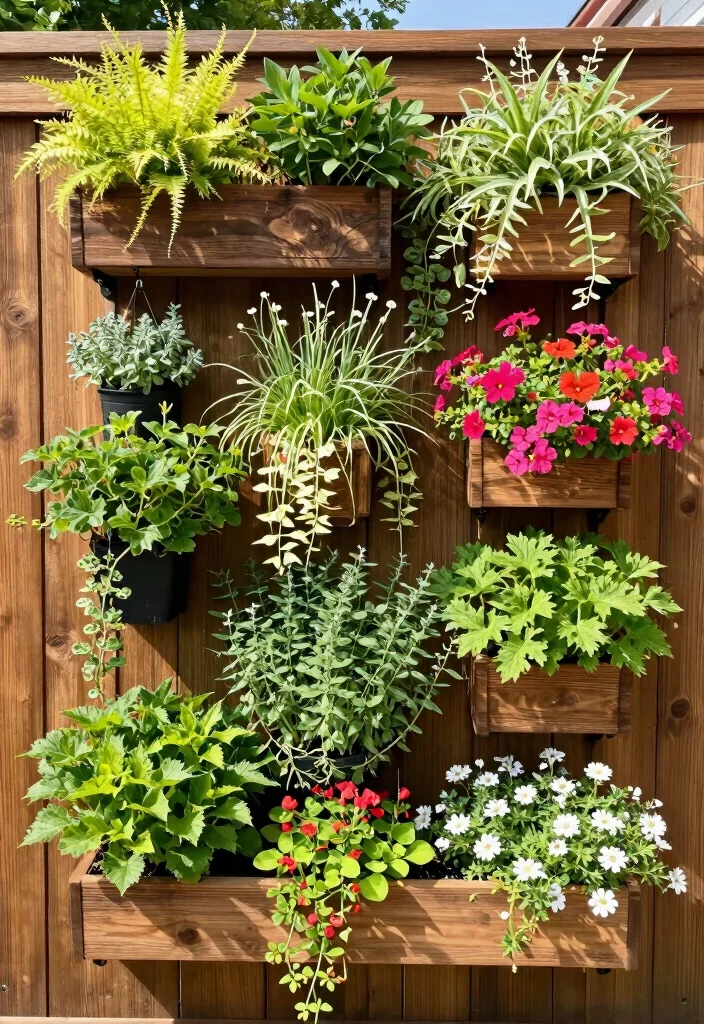16 Backyard Landscaping Ideas for Beautiful, Practical, and Family-Friendly Yards 15 16 Backyard Landscaping Ideas for Beautiful, Practical, and Family-Friendly Yards - 15. Vertical Gardens for Small Spaces 1