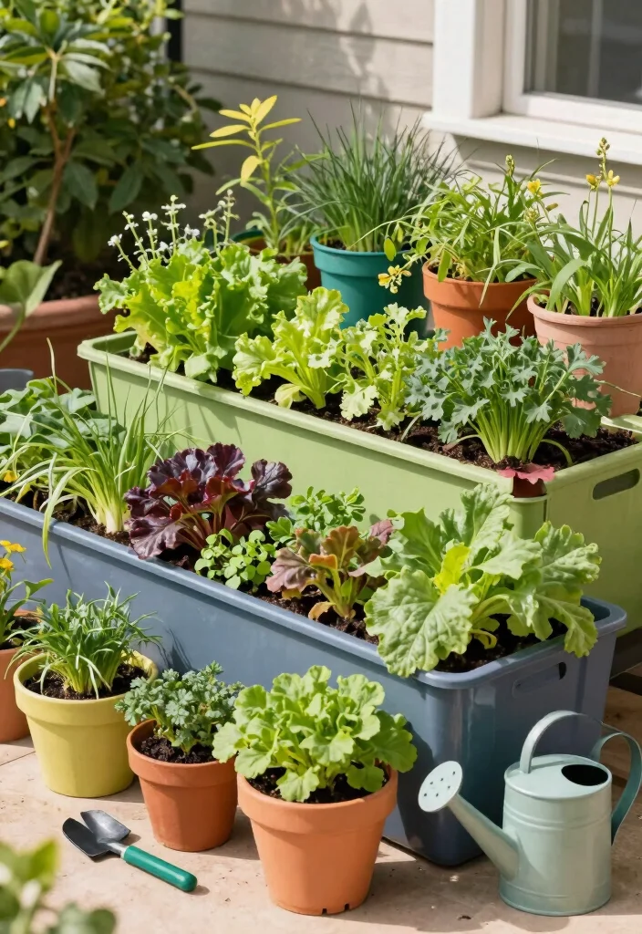 16 Backyard Landscaping Ideas for Beautiful, Practical, and Family-Friendly Yards 5 16 Backyard Landscaping Ideas for Beautiful, Practical, and Family-Friendly Yards - 5. Vegetable Container Gardens 1