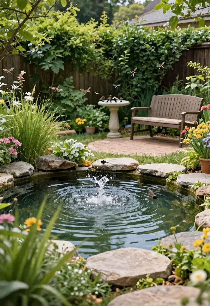 16 Backyard Landscaping Ideas for Beautiful, Practical, and Family-Friendly Yards 6 16 Backyard Landscaping Ideas for Beautiful, Practical, and Family-Friendly Yards - 6. Water Features for Tranquility 1